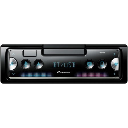 PIONEER Single-DIN In-Dash Mechless Smart Sync Receiver with Bluetooth SPH-10BT